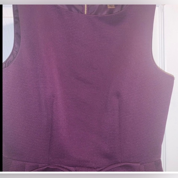 Tahari Arthur S. Levine Plum (Purplish) 
Color Dress, Size 4 - Picture 4 of 6